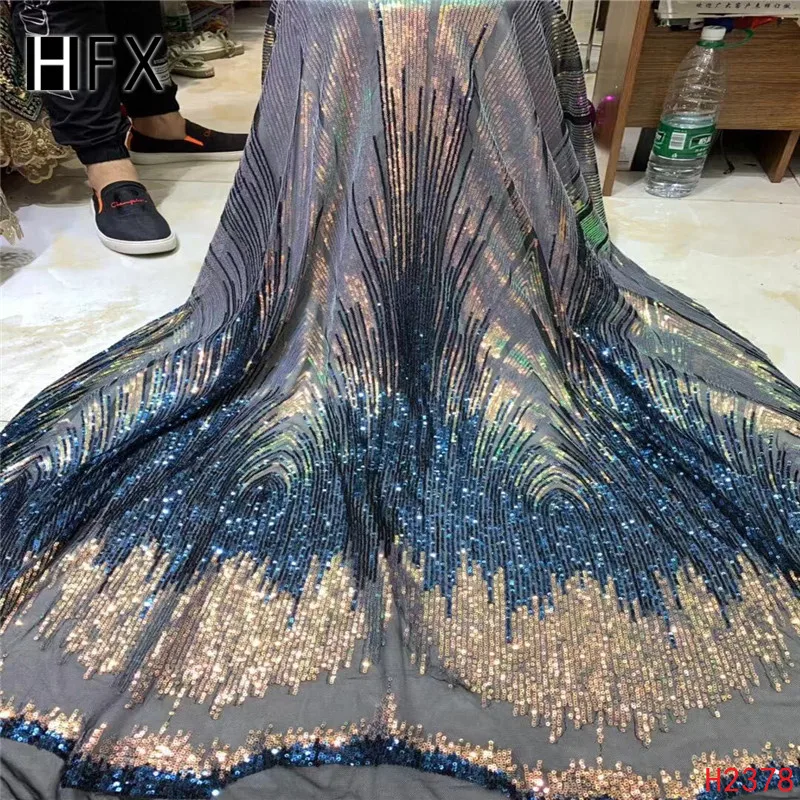 Нигерийские кружевные ткани 5 ярдов 3D блестки кружевная ткань чистая кружевная ткань блестки, зеленая кружевная ткань для платья высокой моды F2197