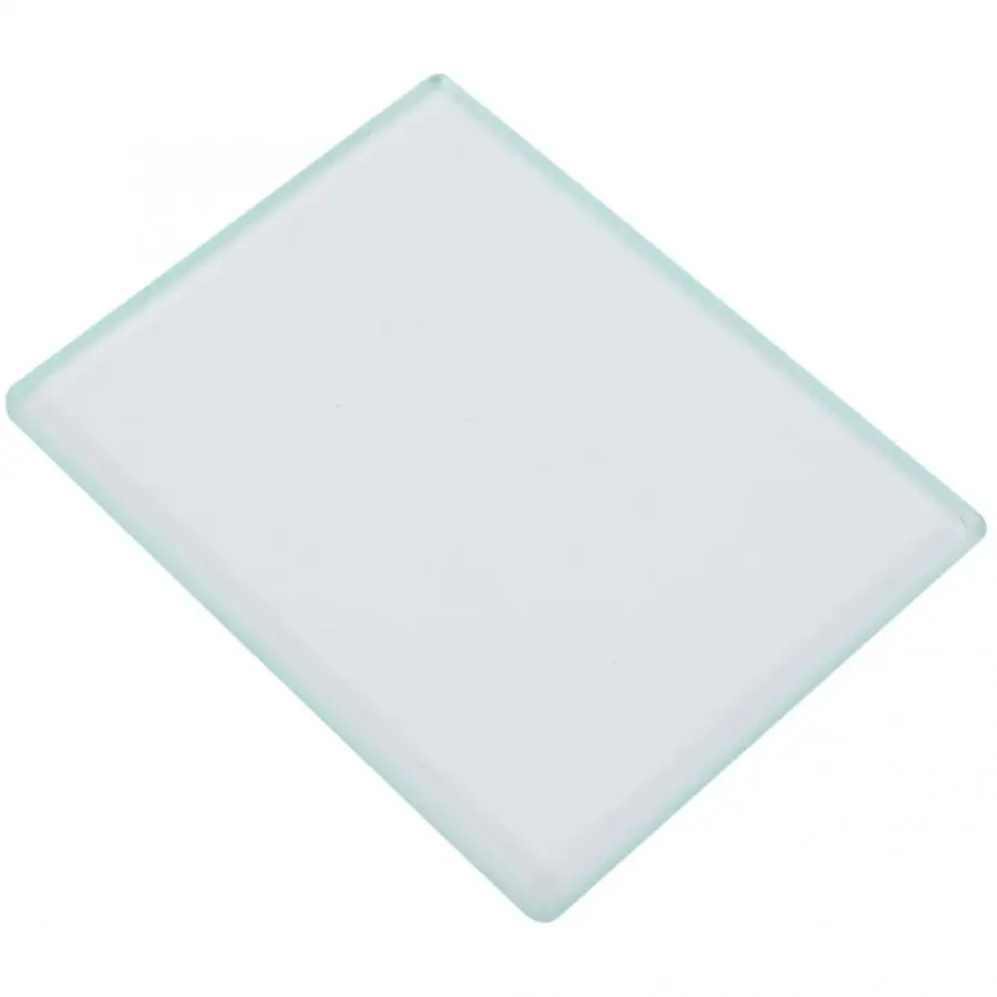 130x100x8mm Lederen Polijsten Gehard Glas DIY Lederen Craft Burnisher Slicker voor Glas Blok Lederen Smoothing Technieken