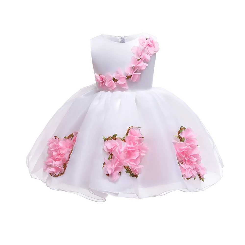 Лидер продаж, платье с блестками и большим бантом для маленьких девочек возрастом от 3 до 24 месяцев праздничное платье принцессы высокого качества детская одежда на Рождество - Цвет: B-8252-5