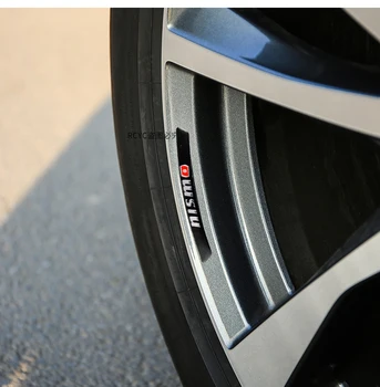

Car wheel car standard metal decoration sticker For Nissan Nismo Almera Juke Qashqai Tiida X Trail Note Teana series accessories