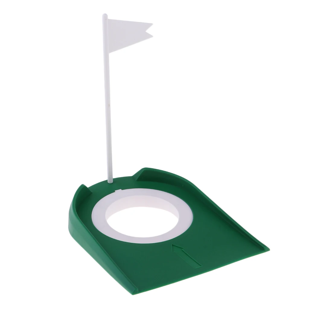 Golf Putting Hole & Flag Putting Practice Cup Practice Training Aids Golf Training Putters Mat Equipment Accessories