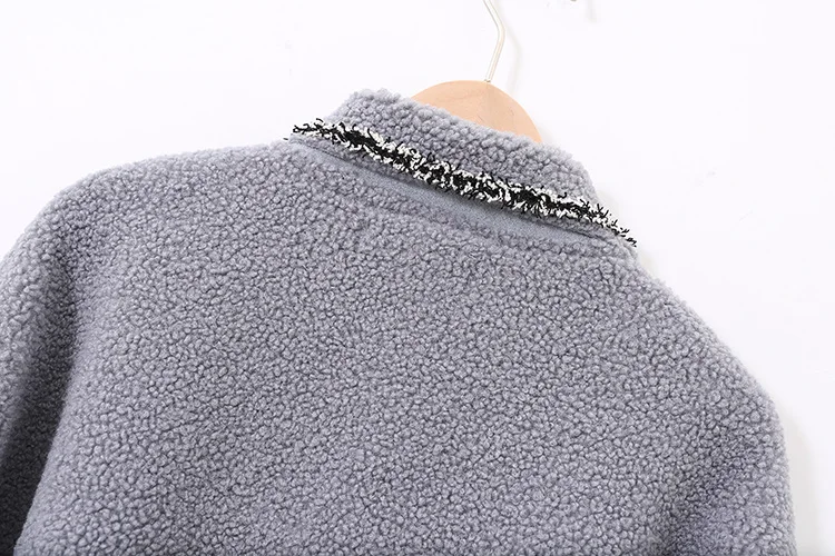 Флисовые куртки Новые повседневные осенние зимние пальто размера плюс XXXL 4XL свободные женские куртки верхняя одежда KKFY4229