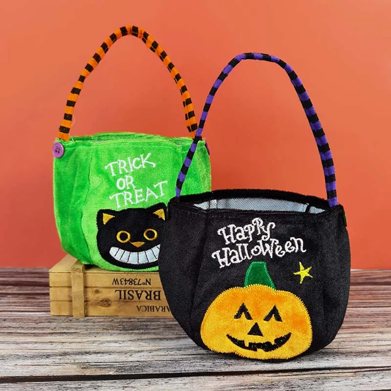 40PCS Halloween Plastic Goodie Bags Treat Bags Cartoon Spider Pumpkin Witch  Candy Bag Trick-or-Treat Bags Halloween Party Favors - AliExpress