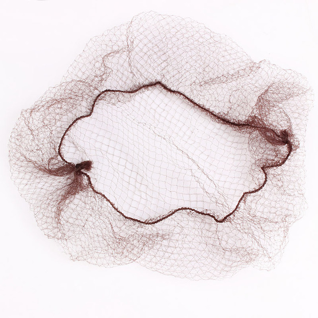 Durable Nylon Hair Net For Bun Hair Hairstyle Tool Black Brown Gold Color 5mm Mesh Hair Styling Hairnets Wholesale