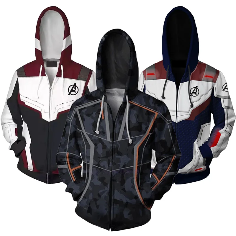 

New The Avengers 3 Iron Man Boys Sweatshirt Spring Quantum Warfare Hoodies Coats For Boy Cosplay Kids Clothes Children Clothing