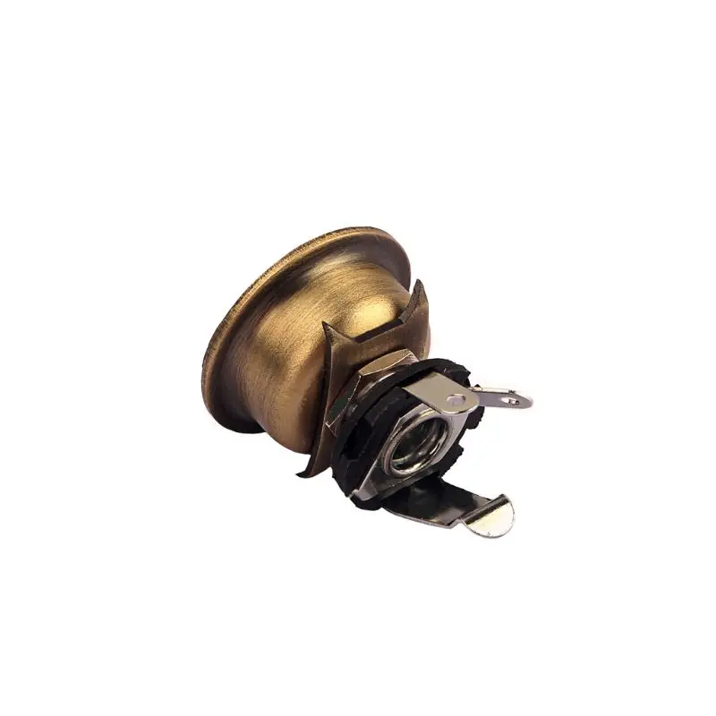 1 PC Guitar Jack 6.35mm 1/4' Output Socket For TL Electric Bronze