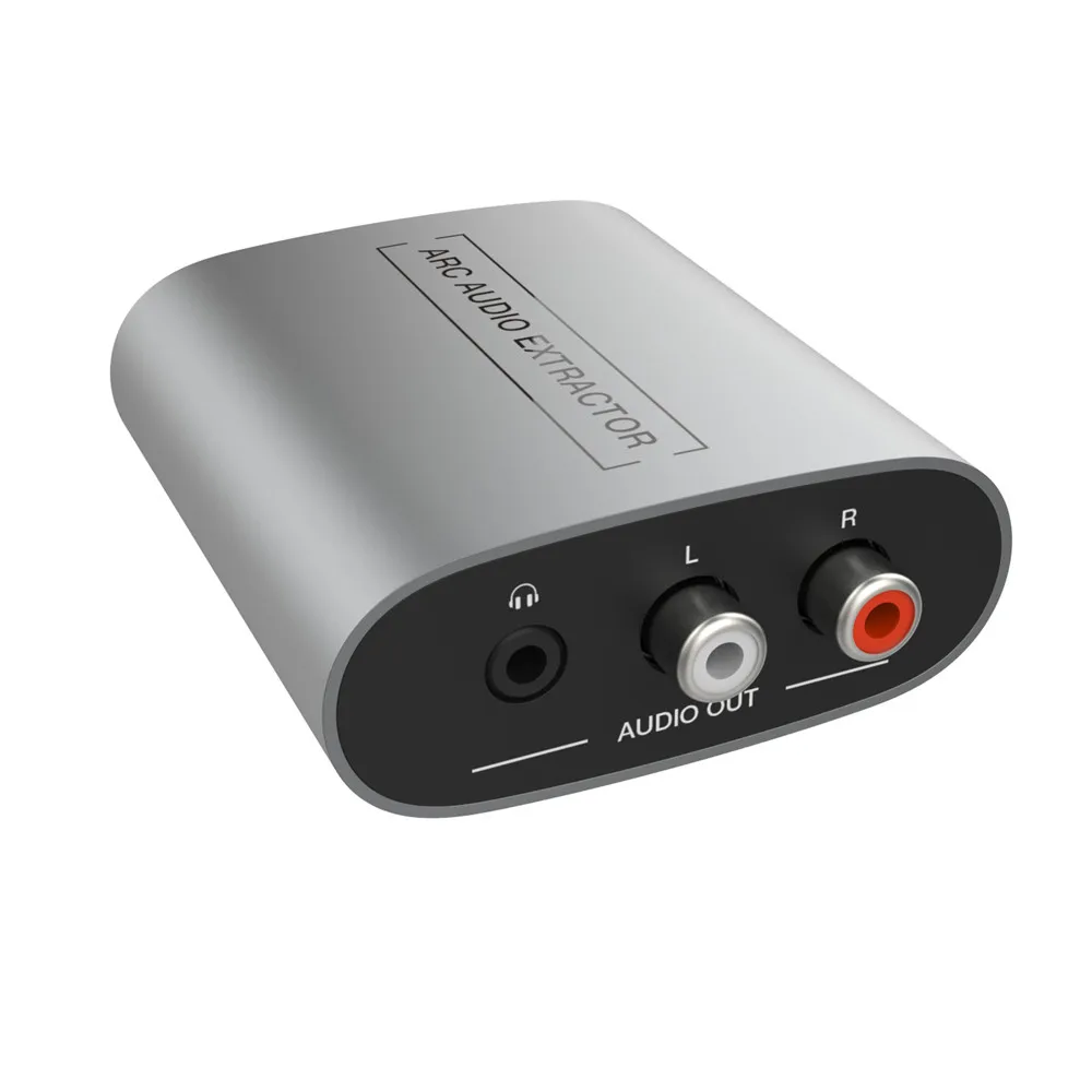 HDMI ARC Audio Extractor Splitter Adapters Analog Soundbar Speaker Amplifier L/R Coaxial Return