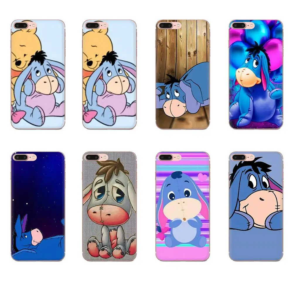 Для huawei P7 P8 P9 P10 P20 P30 Lite Mini Plus Pro Y9 Prime P Smart Z 2018 2019 ультратонкий узор Eeyore Donkey |