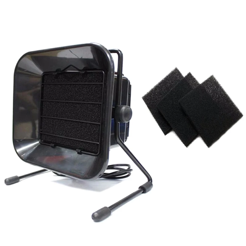 

220V 16W Portable Solder Smoke Absorber ESD Fume Extractor for Soldering Iron Work Soldering Smoking Fan with Filter Sponge EU P