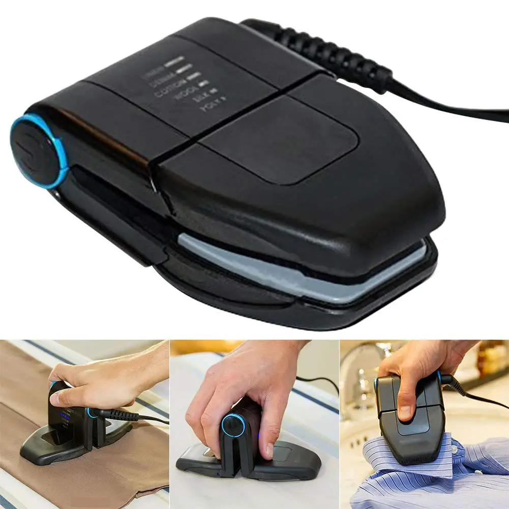 

NEW Folding Portable Iron Compact Touchup And Perfect Foldable Travel Iron Foldable Mini Iron For Collar Sleeve Dropship