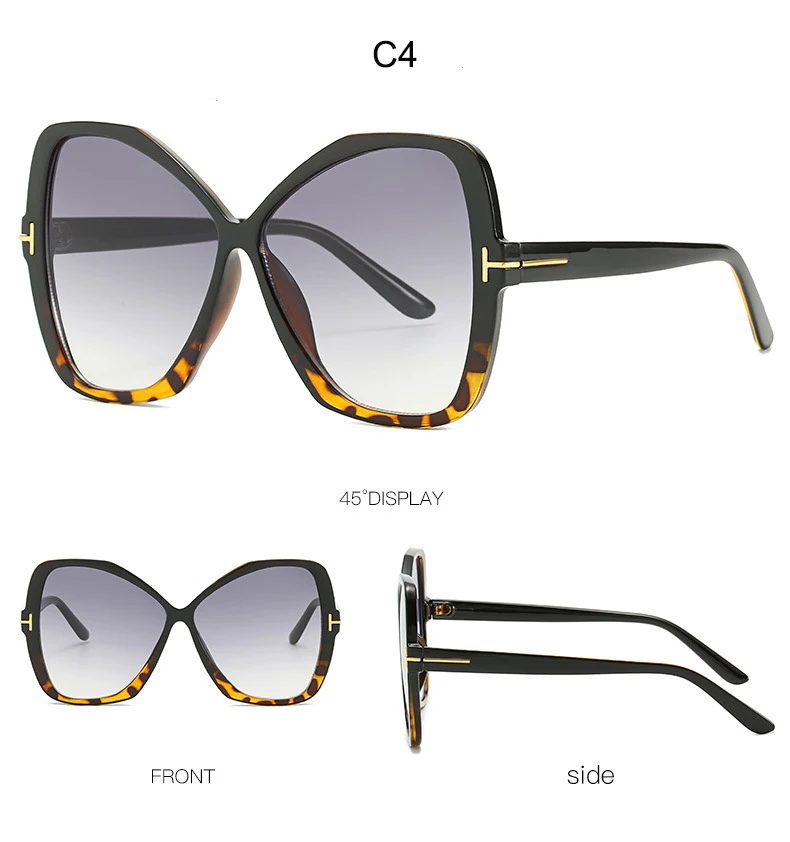 HBK классические женские крупные солнцезащитные очки мужские ретро брендовые дизайнерские градиентные солнцезащитные очки женские большие солнечные очки в оправе UV400