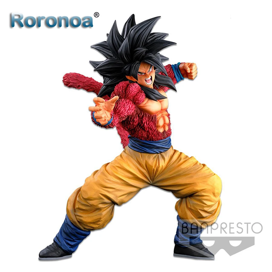 Фигурка RORONOA Banpresto D B BWFC3 Super Master Stars оригинальная экшн-фигурка SMSP SSJ4 Goku