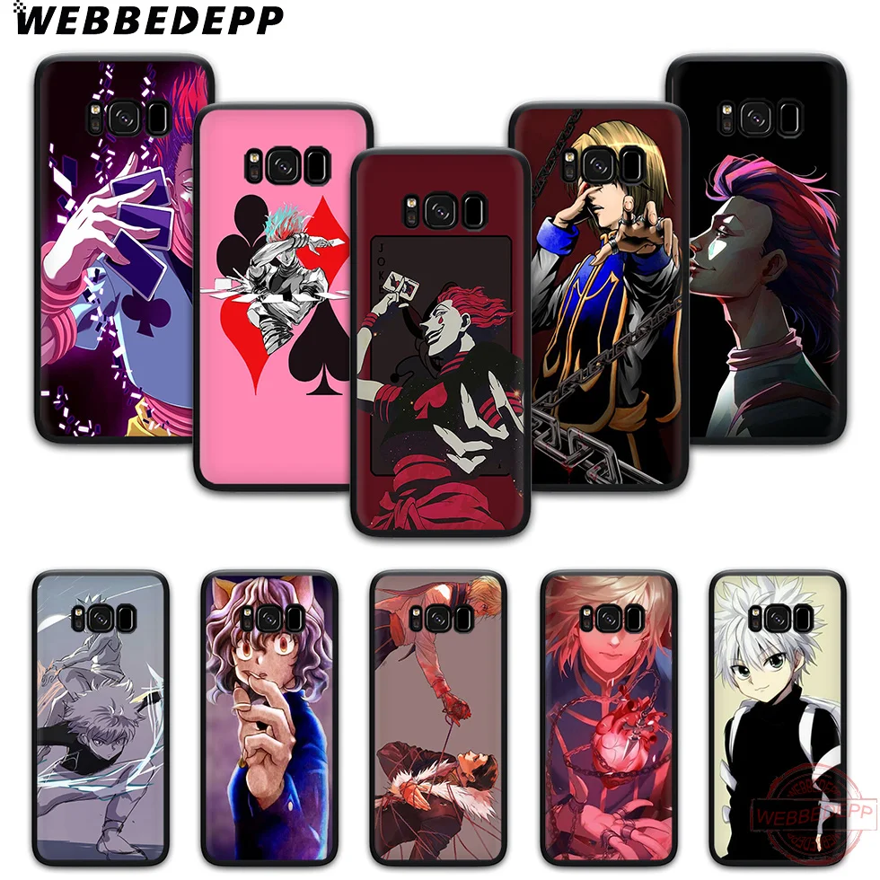 WEBBEDEPP Hunter X HXH мягкий чехол для телефона с изображением цветов Samsung S6 S7 край S8 S9 S10
