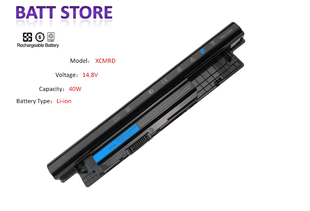 XCMRD（14.8V 40Wh ）Battery Compatible with Dell Inspiron 15 3000 3521 3537 Latitude 3540 P28F V8VNT N121Y 4 Cells Replacement |