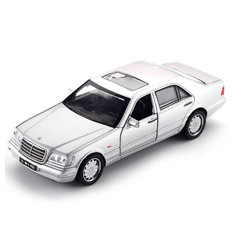 KIDAMI 1:32 Модель Автомобиля AMG W140 звусветильник лампа игрушка автомобиль модель