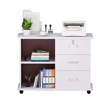 

Simple style office file cabinet with lock drawer floor-standing low cabinet storage information cabinet board material