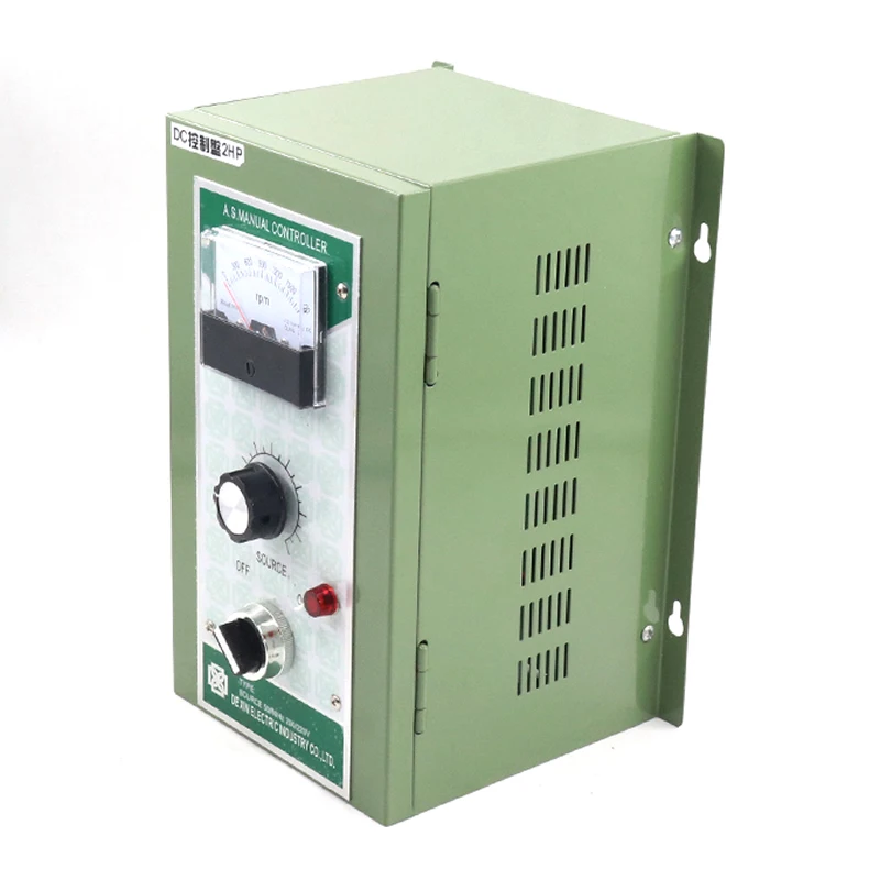 2HP контроллер двигателя постоянного тока 1500 Вт высокой мощности 220 В 1800 кВт регулятор скорости двигателя постоянного тока 10А, Диапазон скоростей: 1-об/мин