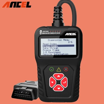 

Ancel AS100 OBD2 Scanner Automotive OBD 2 Car Diagnostic Tool Analyzer Engine Code Reader Obdii Scan Tool PK ELM327 v1.5 AD310