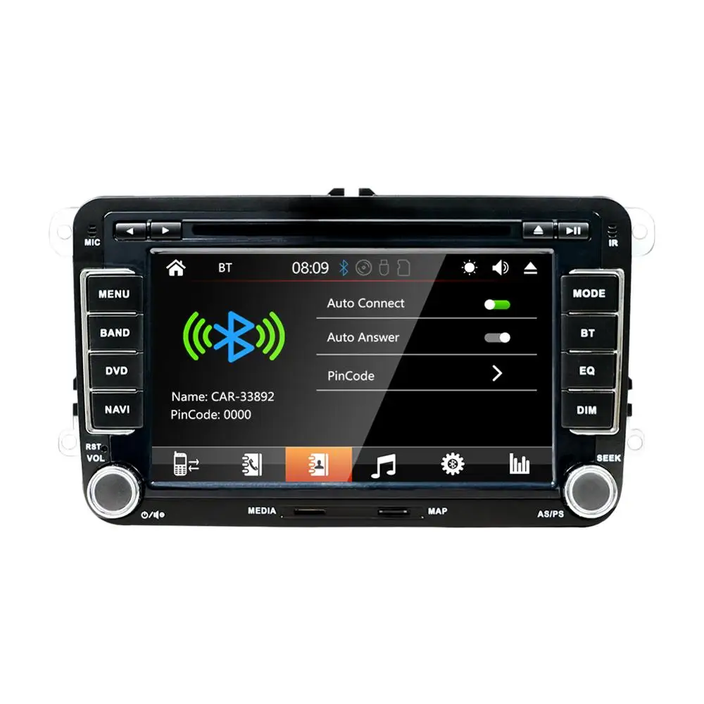 Новинка! Автомобильный dvd плеер 2 din для VW T5/GOLF V/POLO/PASSAT vant/SAGITAR/EOS с GPS tv (опция) HD