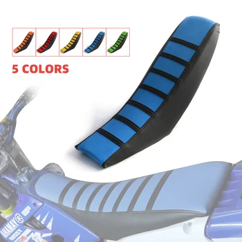 

Motorcycle Gripper Soft Seat Cover Striped Rubber Anti-slip Seat For YAMAHA TTR125 TTR250 TTR600 ttr 125 250 600 XT250 TRICKER
