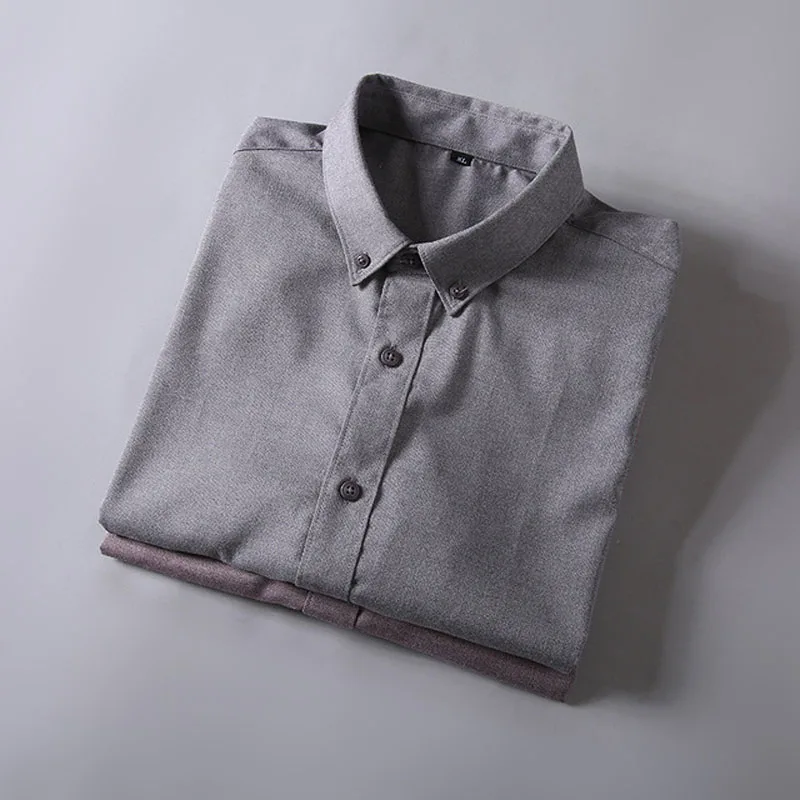 Демисезонные мужские рубашки больших размеров 5XL 6XL 7XL бюст 146 см рубашка с длинными рукавами для мужчин 2 цвета
