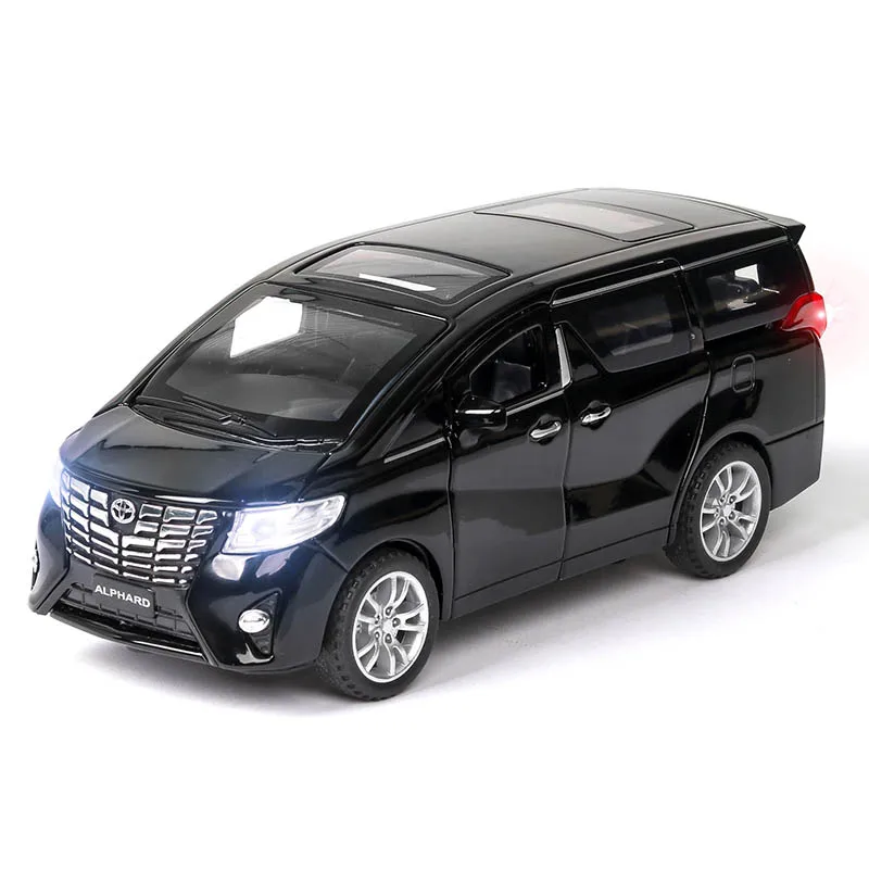 1/32 имитация Альфа MPV модель игрушечного автомобиля литой алюминиевый подвесной светильник звук Ван бизнес игрушки автомобиль