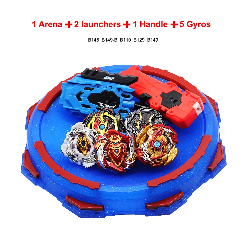 Такара Tomy Игрушки с пусковым устройством стартер Арена игрушка Металл Fusion Бог спиннинг Топ staium лезвие лезвия игрушки - Цвет: 5pcs set 07