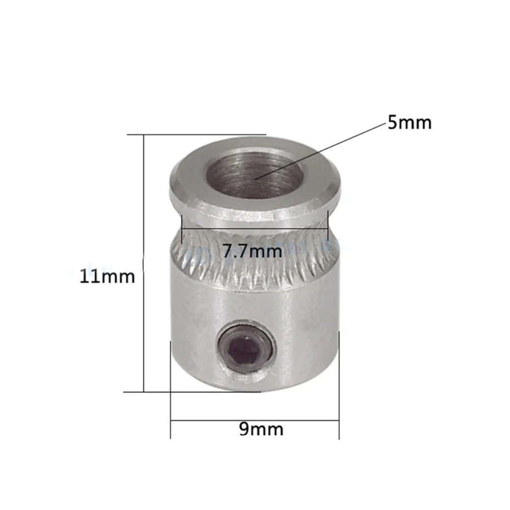Запчасти и аксессуары для 3D-принтера MK8/MK7 экструдер привод отверстие шестерни 5 мм для 1,75 мм и 3,0 мм