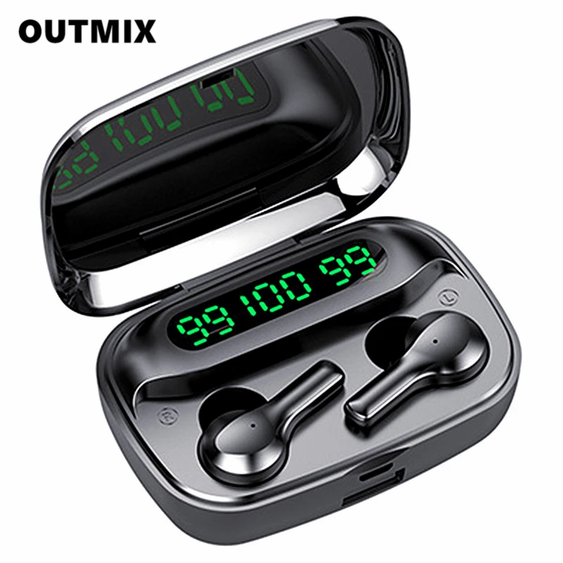 

Wireless Bluetooth Earphone Touch Control Wireless Headphone Sports Waterproof Headphones TWS Earbuds Headsets With Microphone