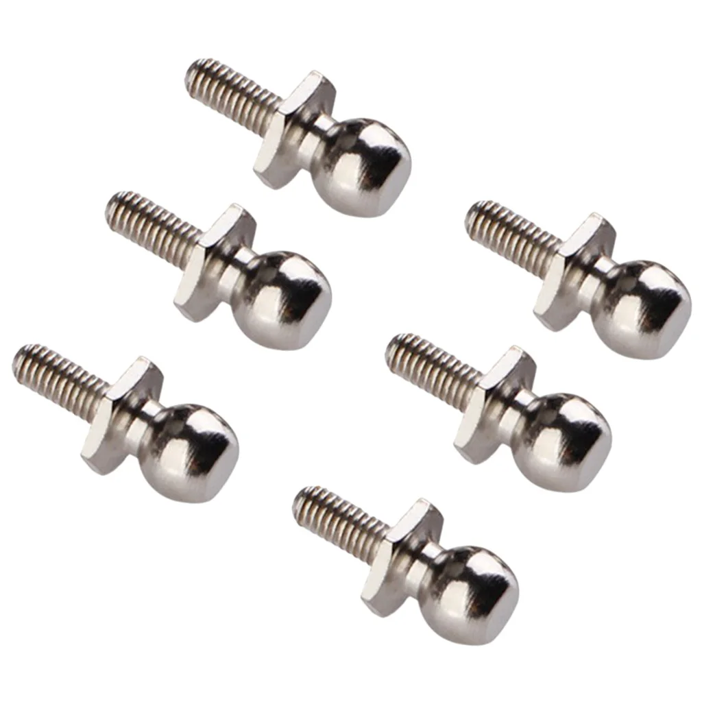 6 Pieces 15x7mm 02038 Ball Head Screws for 1:10th HSP RC On-road Remote Controlled Car Truck