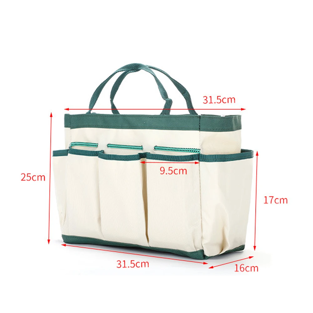 Garden Kneeler Tool Bag Folding Small Cloth Belt Bag Multi-pocket Large Capacity Garden Tool Storage Finishing Pack tool chest on wheels