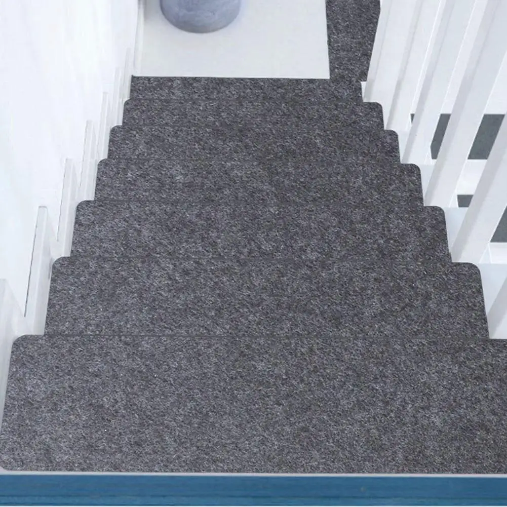 

Stair Treads Self-adhesive Mat Non-slip Rugs Stair Mats Pads Carpet Repeatedly-use Safety Pads Mat For Home Repeatable Washing
