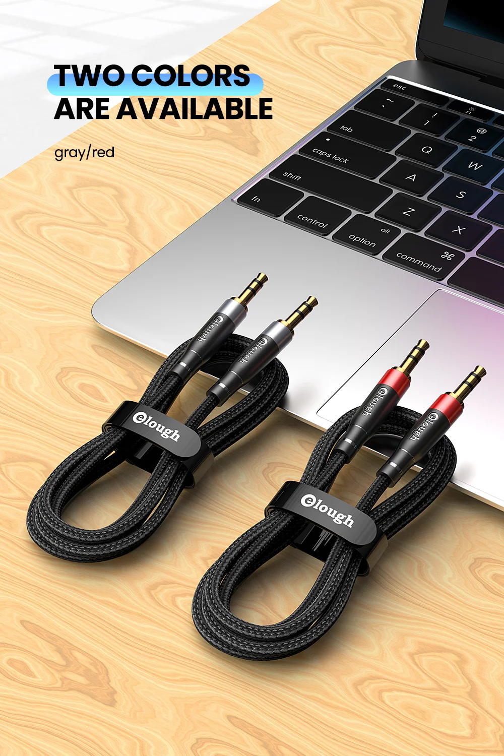 Elough Audio Extension Cable Jack 3.5mm Male to Female 3.5mm Male to Male Audio Aux Cable For Iphone Headphones Speaker Extender