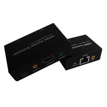 

With HDMI Cable Accessories Support 3D Plug And Play Remote Control Home Stable Transmitter Set Metal TV BOX Infrared Receiver