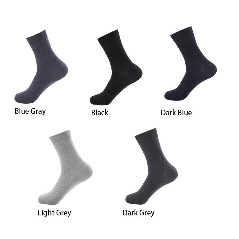 10 пар/высокое качество мужские носки из бамбукового волокна Мужские дышащие