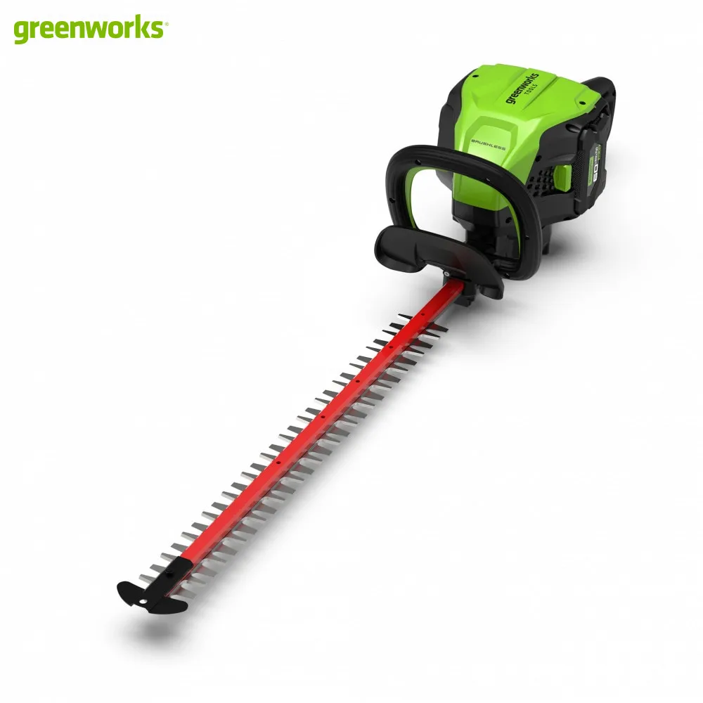 Кусторез аккумуляторный Greenworks GD60HT 60V 61 см бесщеточный без АКБ и ЗУ|Триммер для