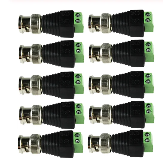 

Coax CAT5 Cat6 UTP To BNC Video Balun Connector Male Adapter Coaxial Connector plug adaptor for CCTV AHD Camera DVR