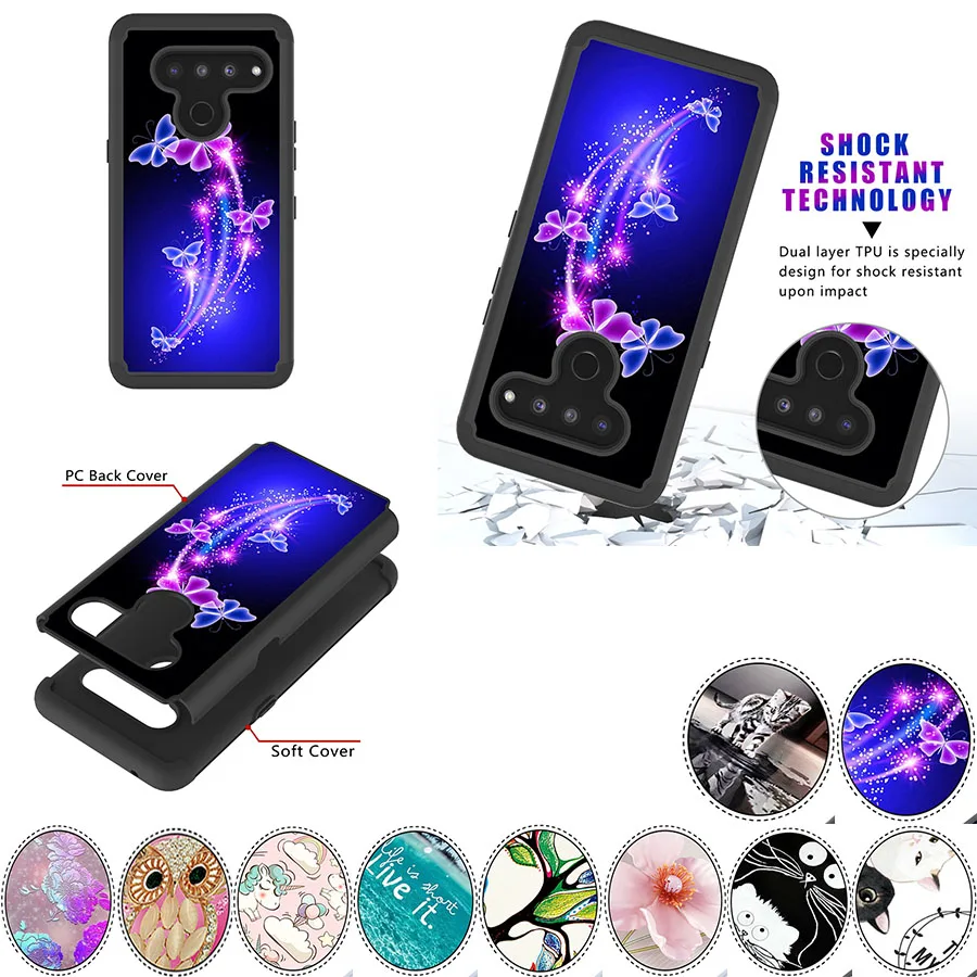 Для LG V450PM V50 ThinQ 5G US(LG Alpha) V500N V50 ThinQ 5G чехол для LG V500XM V 50 ThinQ чехол для телефона 2 в 1 текстурированная оболочка