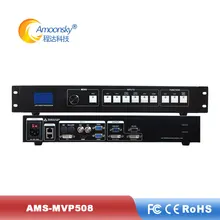 Display led switcher vídeo scaler ams-mvp508 led tela de parede controlador suporte para a cor cheia conduziu a tela apresentação
