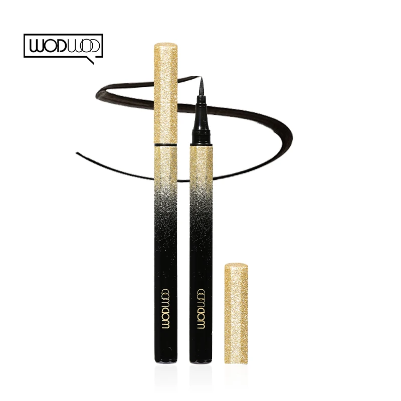 Silver River Star Eyeliner Pen Cool Black Waterproof Quick-Drying Long lasting Smooth Natural Pigment Beauty Eye Makeup Tool