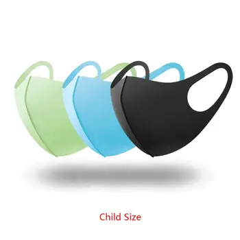 

3Pc Sponge Mouth Mask Washable Dustproof Reusable anti-pollen Face Mask Adult Kid for Adult Kids Health