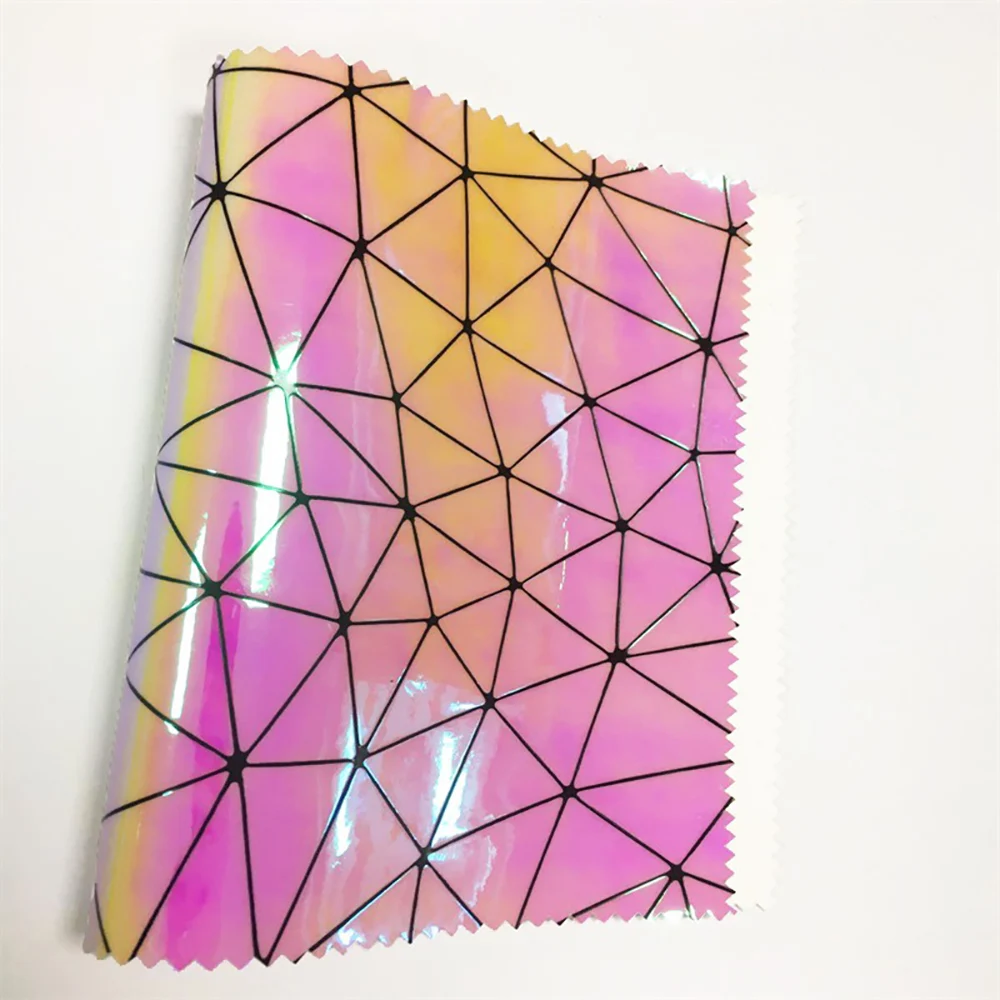 Lychee Life 29x21 см Лазерная искусственная кожа A4 красочные ПУ ткань DIY Ручная работа швейные принадлежности для одежды украшения