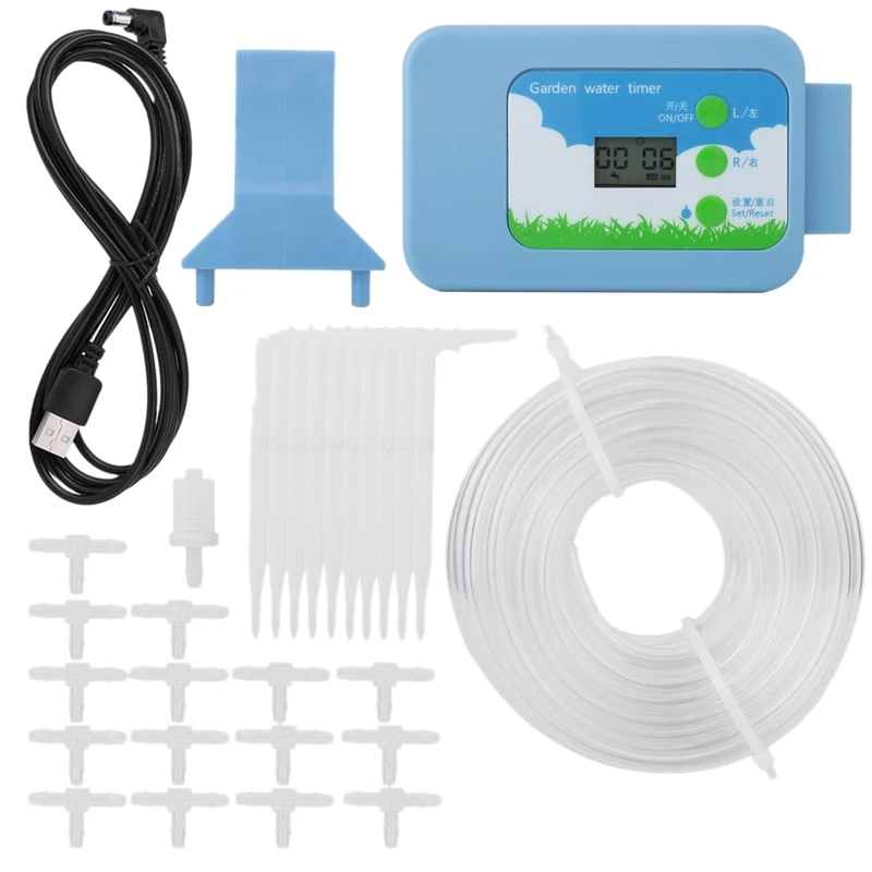 New Home Garden Lcd Watering System Kit Water Timer Automatic Irrigation Controller