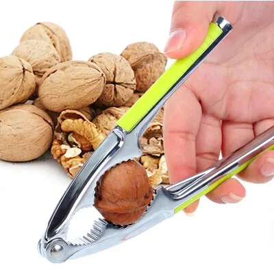 

Stainless Steel Walnut Cracker Pine Nuts Clip Pecan Pliers Multi-functional Hazelnut Rupture Shelling Clip