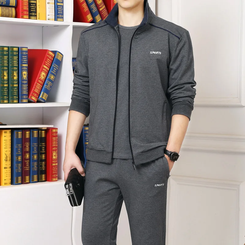 

2020 Fashion Running Sets Sport Suit Sportswear Sweatshirt +Sweatpants Mens Clothing 2 Pieces Sets Tracksuit Jogging Suit