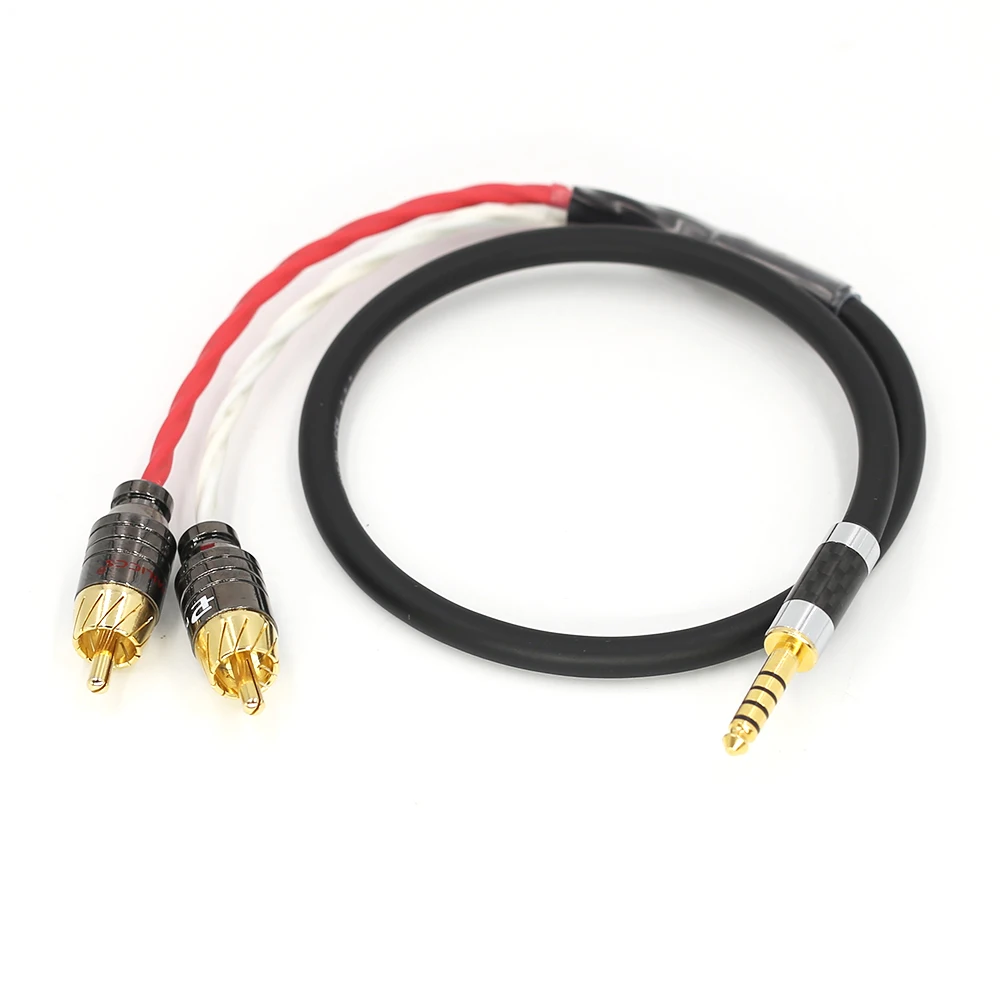4,4 мм до 2 RCA Замена баланса Auido Обновление кабель Шнур звуковой кабель