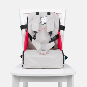 

High Chair Baby Feeding Adjustable Strap Oxford Cloth Children Booster Seats Comfortable Infant Dining Folding Traveling Stool