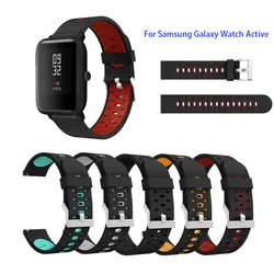 Ремешок для samsung Galaxy Watch Active Sport Frontier классический силиконовый браслет оригинальный для Galaxy Watch активный смарт-ремешок