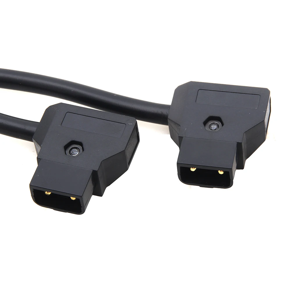 100cm Dtap to Dtap Cable Line for DSLR Rig Cable for Anton Bauer Camera Battery Black