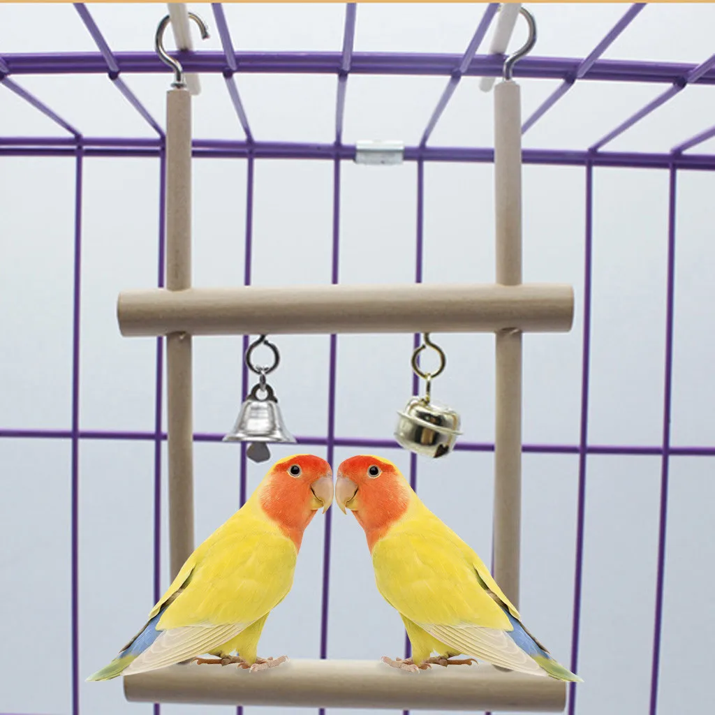 Buy ⌛ Mia's Pet Supply Swing Cage Hanging Bell Cockatiel Parakeet Toys 👏 -Cheap Mia's Pet Supply Store Hb8d8266e5a6c4a86b4e487e76f1fd789K